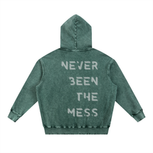 Load image into Gallery viewer, Snow Wash Hand-Frayed Heavyweight Hoodie