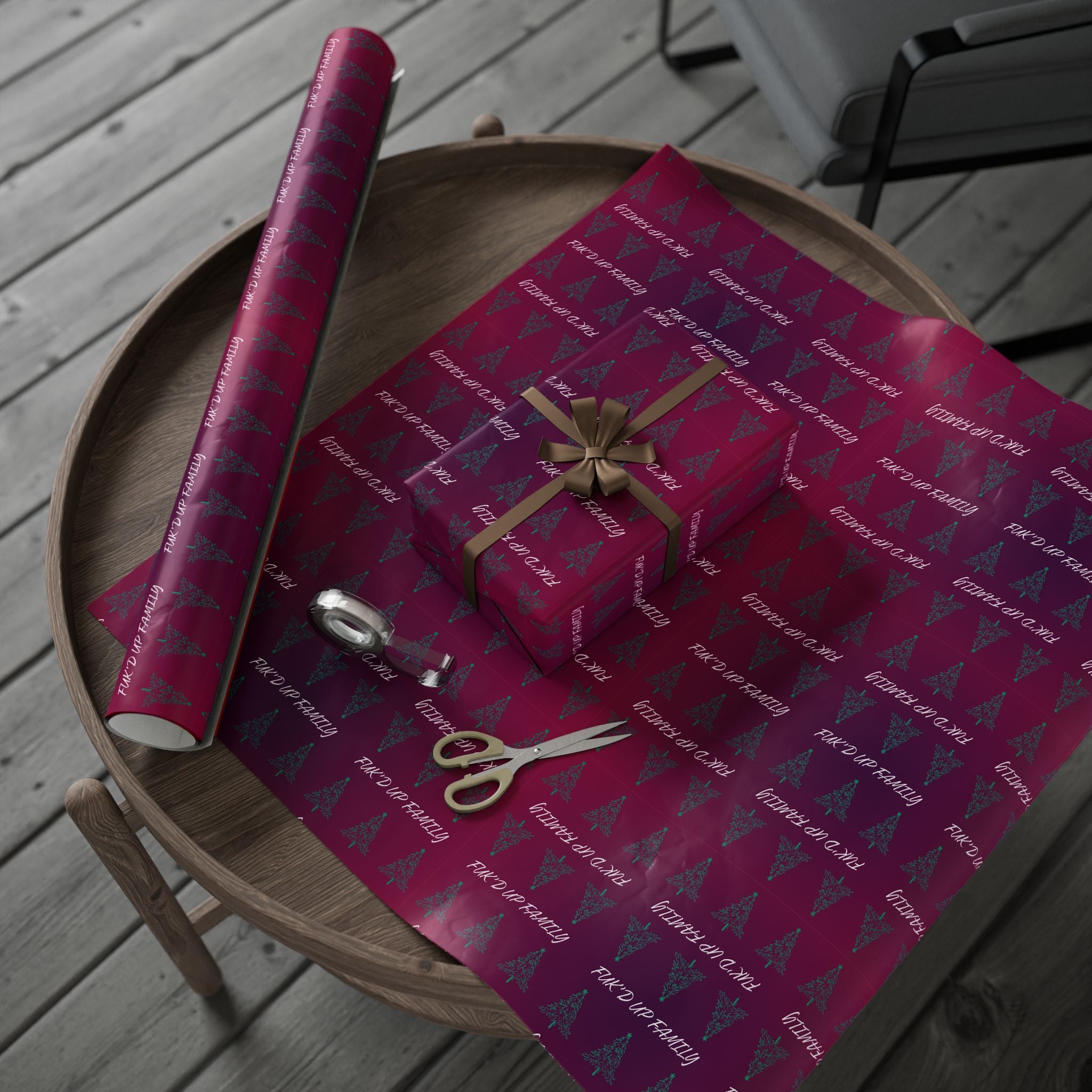 "FUK'D UP FAMILY" Gift Wrapping Paper