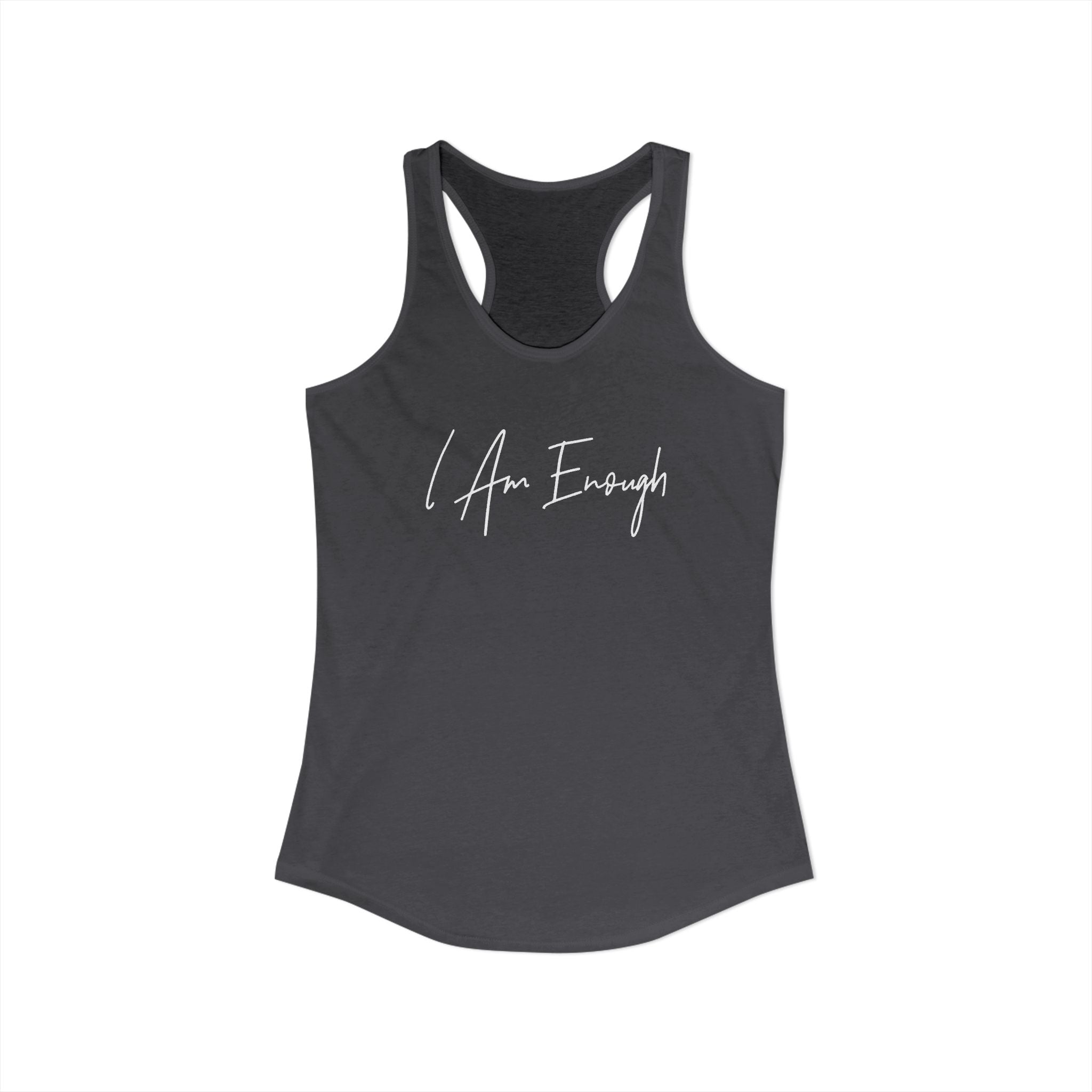 "I Am Enough" Racerback Tank (Next Level)