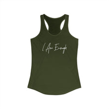 Load image into Gallery viewer, "I Am Enough" Racerback Tank
