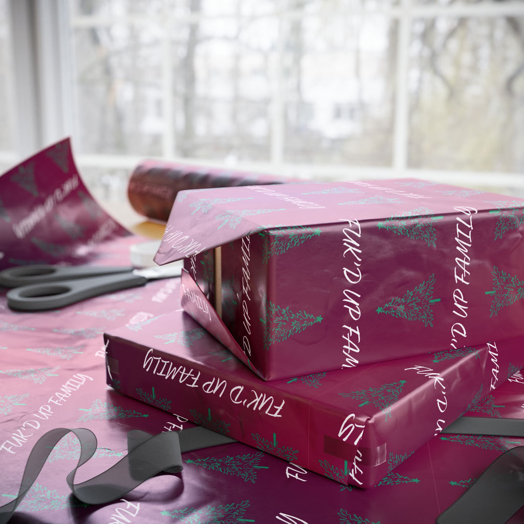 "FUK'D UP FAMILY" Gift Wrapping Paper