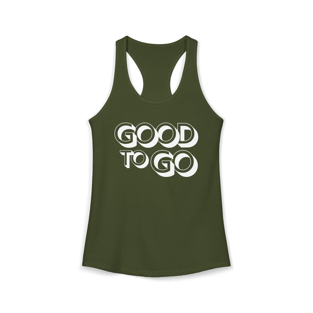 "Good To Go" Women's Racerback Tank (Next Level)