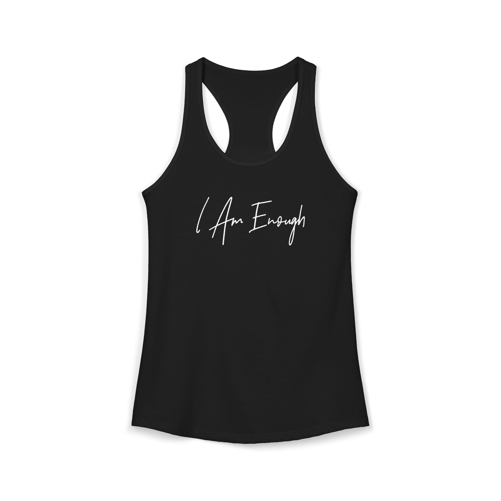 "I Am Enough" Racerback Tank (Next Level)