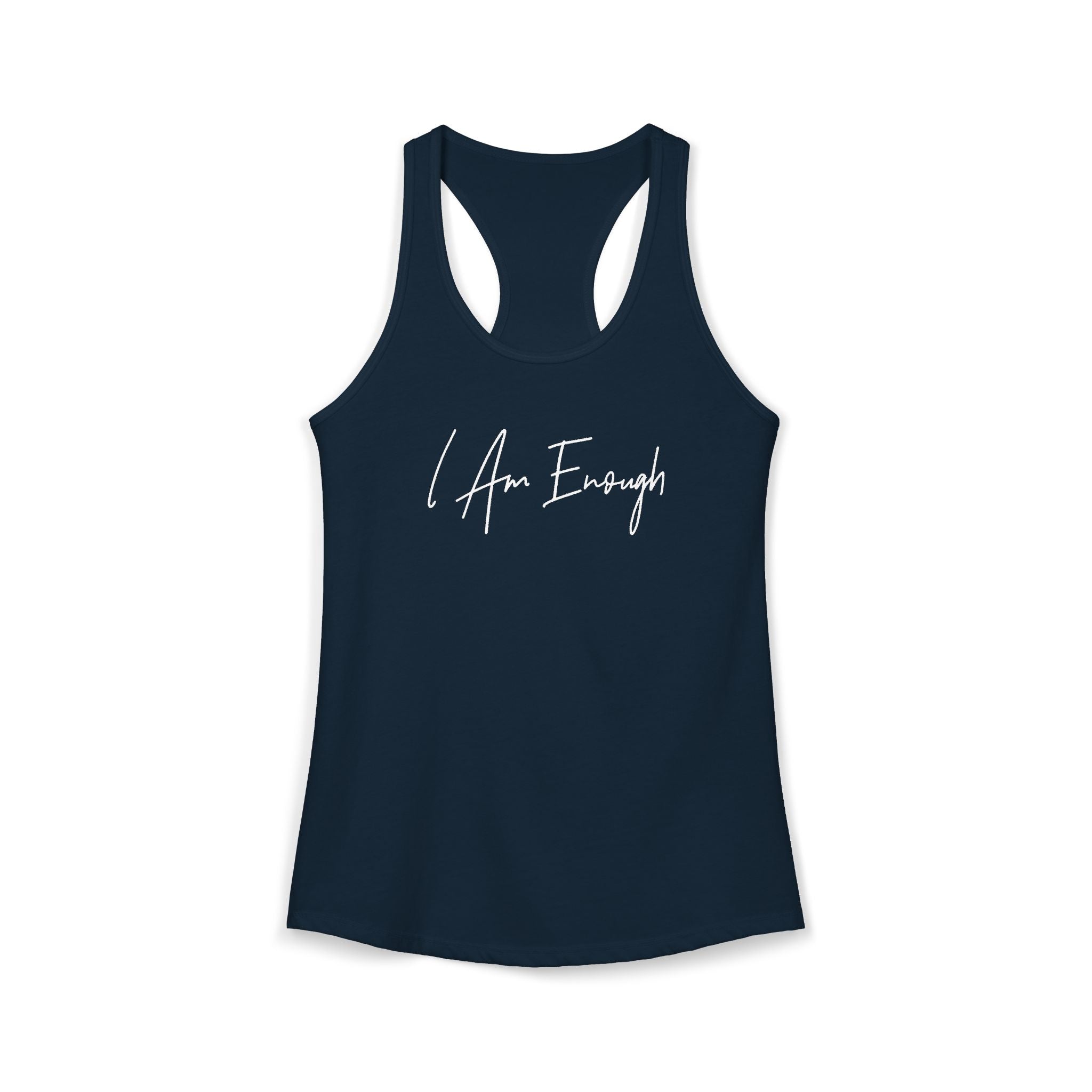 "I Am Enough" Racerback Tank (Next Level)
