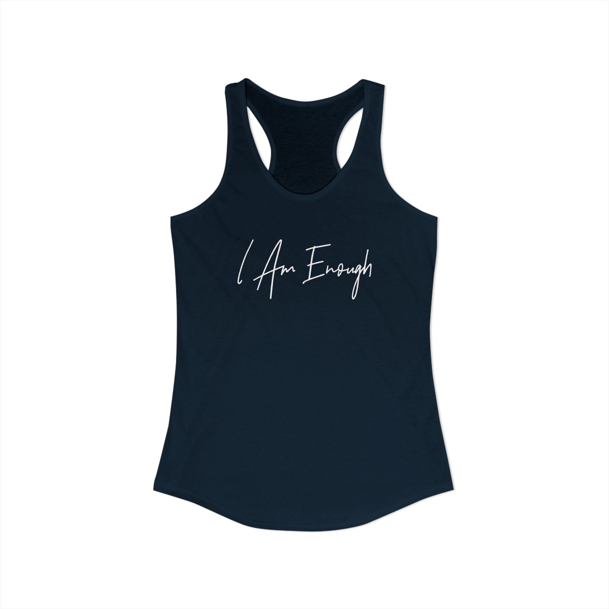 "I Am Enough" Racerback Tank (Next Level)