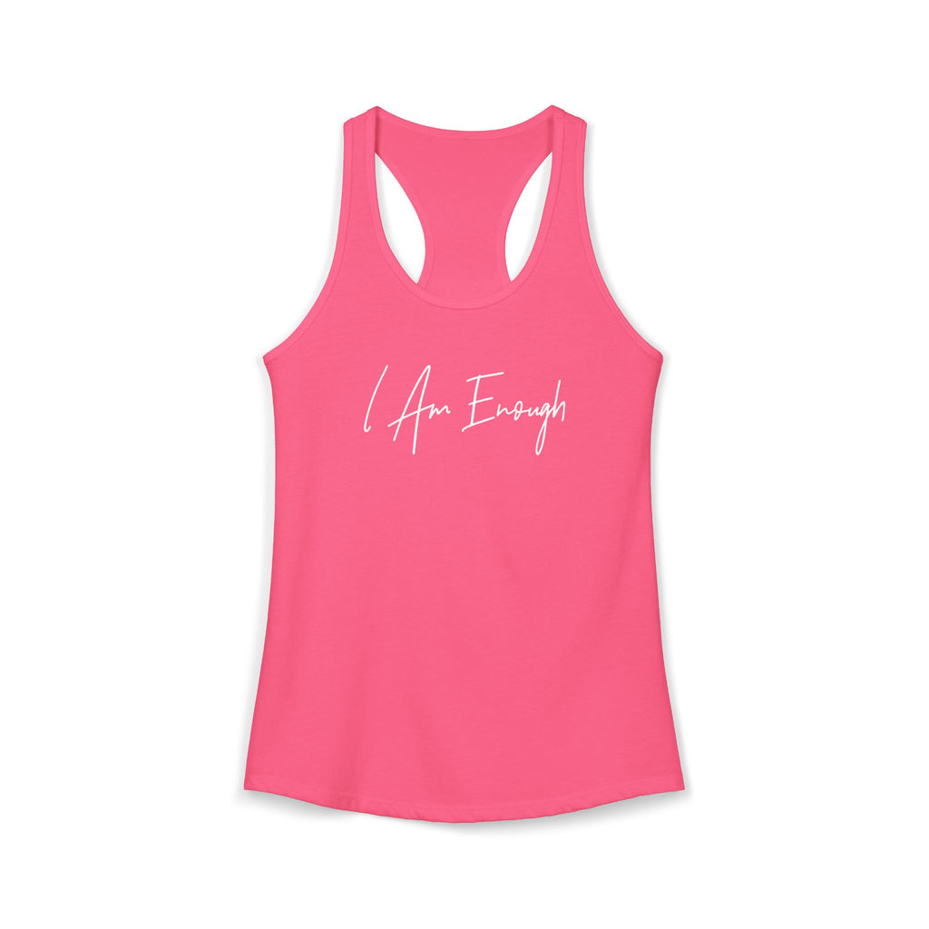 "I Am Enough" Racerback Tank (Next Level)