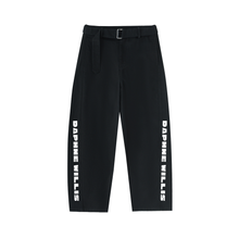 Load image into Gallery viewer, Daphne Willis - Twisted-Seam Belted Curved-Blade Pants
