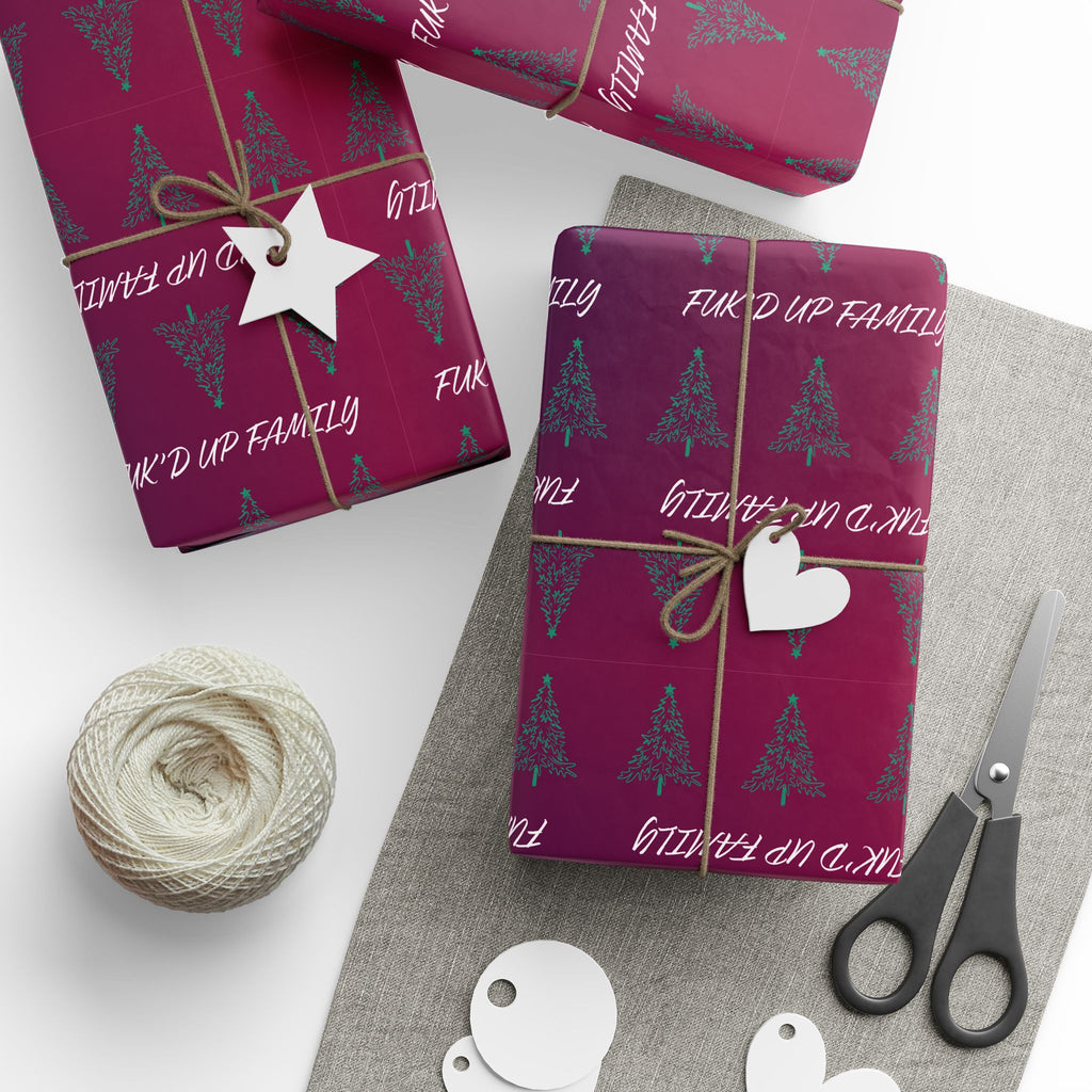 "FUK'D UP FAMILY" Gift Wrapping Paper